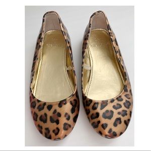 Girl’s patent tortoise ballet flats size 11